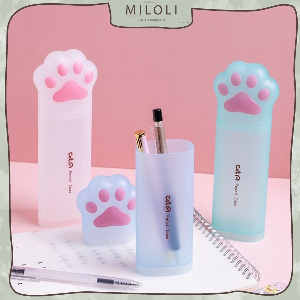 

Berkualitas [Miloli] 1Pcs Kotak Pensil Cat Paw Pensil Case 3D Storage Stationery Lucu Minimalis Aesthetic - F0220 Prermium