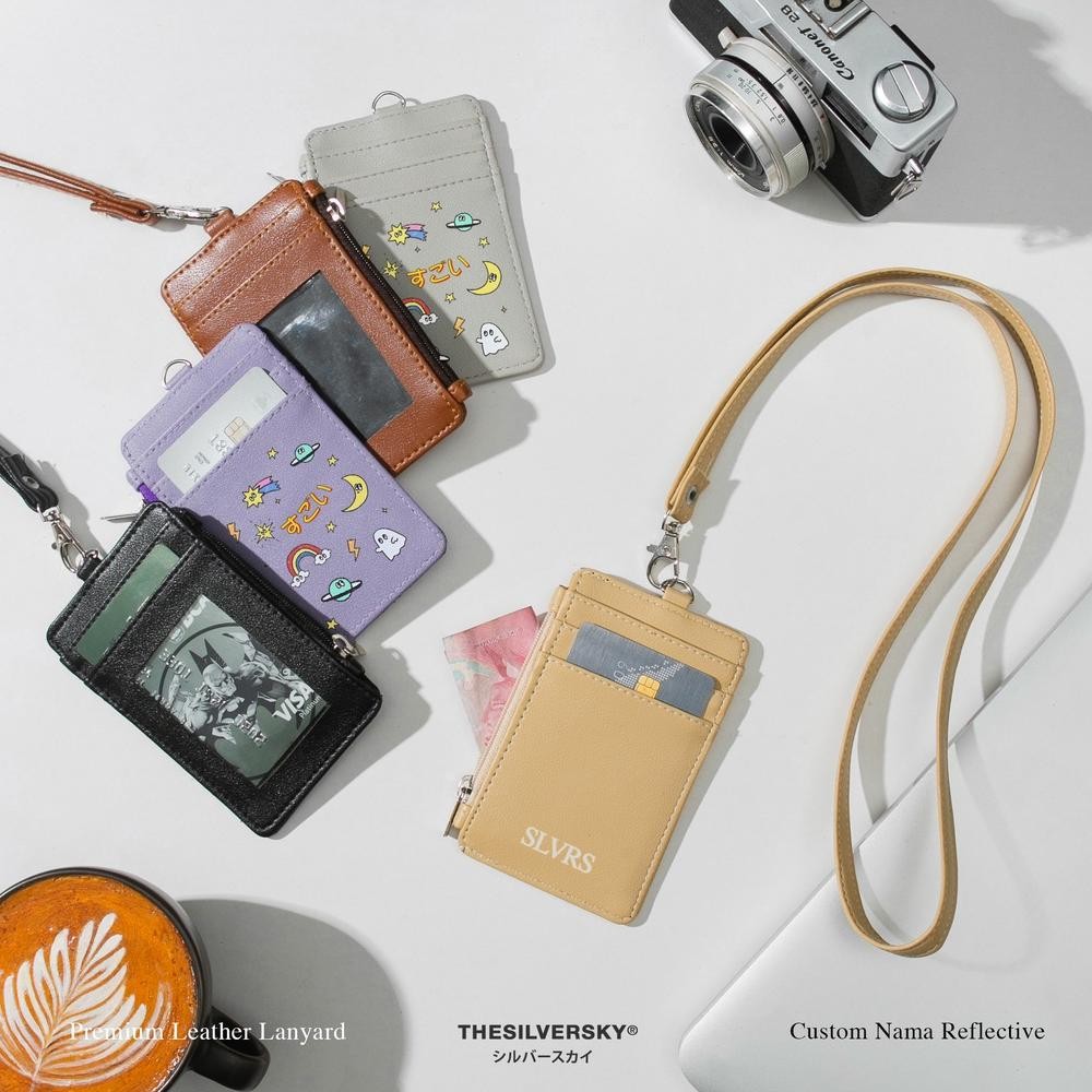 

Berkualitas Thesilversky Lanyard Name Tag Id Card Kulit Premium Diskon