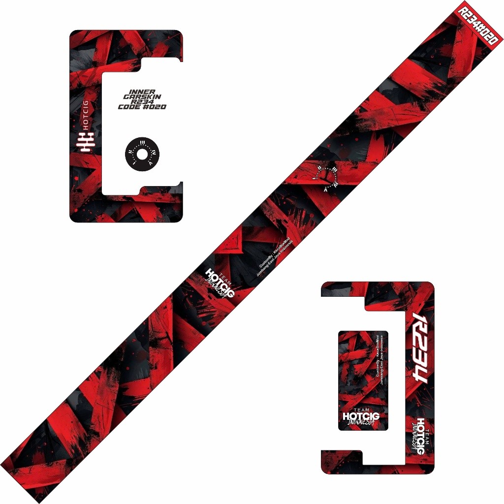 

[COD] Garskin Stiker R234 20 Label Custom Presisi Terlaris