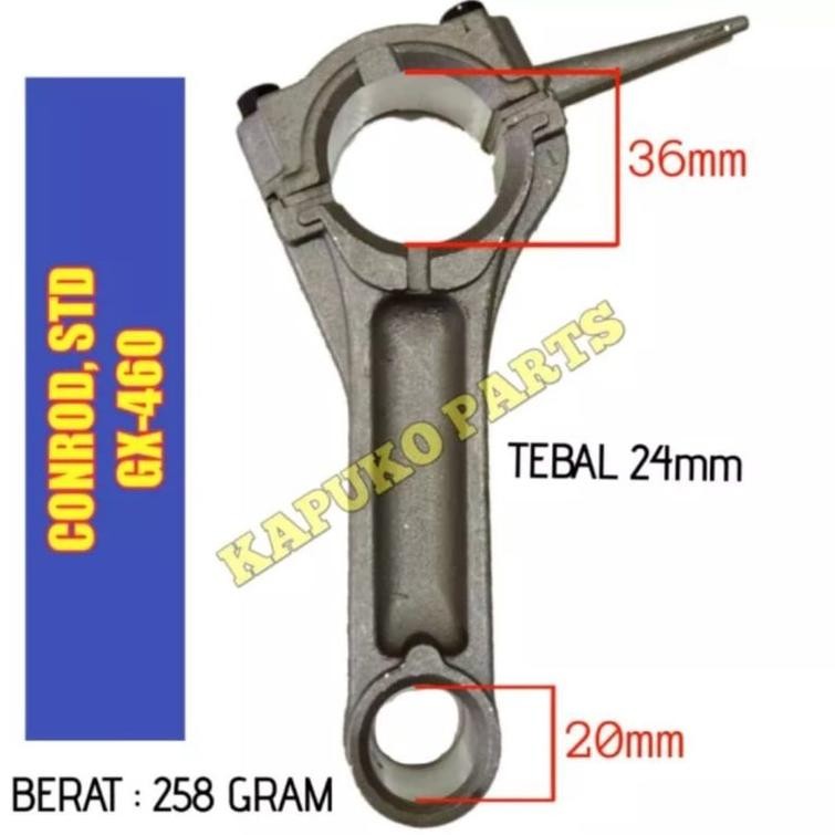 GX 460 STANG SEHER CONROD STD UNTUK MESIN PENGGERAK HONDA aSt