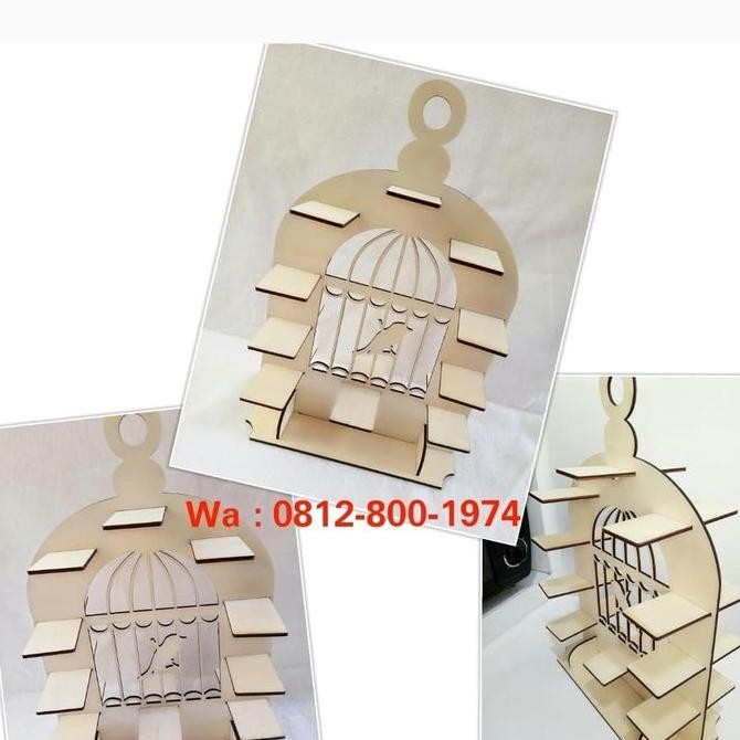 *#*#*#] Standing cupcake sangkar burung / rak coklat /rak kue