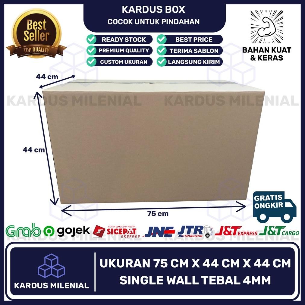 

Fue-K5X20 Kardus Besar Jumbo Packing 75X44X44 Cocok Untuk Pindahan Rumah/Kantor Rt-69