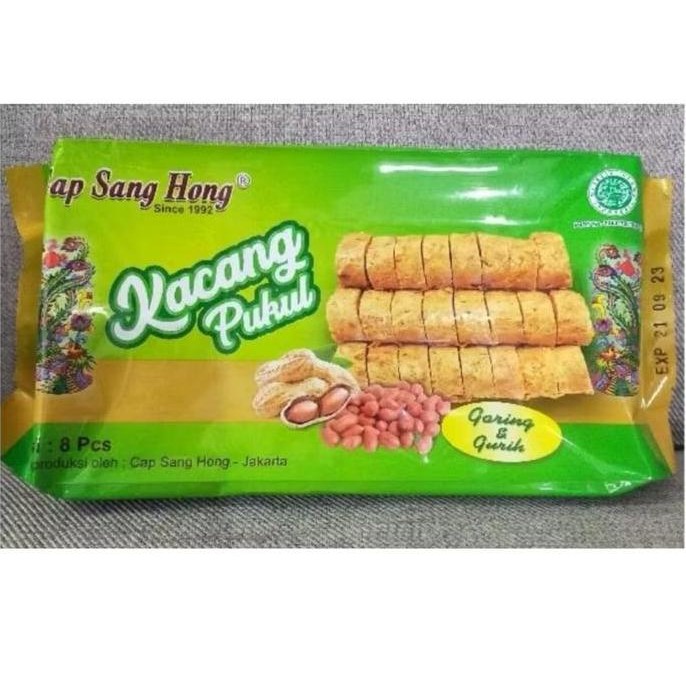 

Kacang Pukul Teng Teng Merk Cap Sang Hong Isi 8 Pcs
