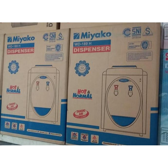 TERMURAH - DISPENSER MIYAKO WD 189 H - DISPENSER PANAS NORMAL MIYAKO