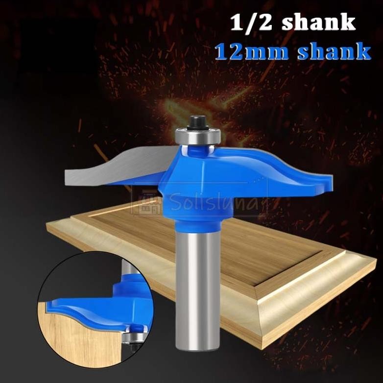 Mata Router Profil 1/2 76mm Shank Mata Router Profil Panel Kayu Jenis Pemotong Pintu Kabinet Mata Ro