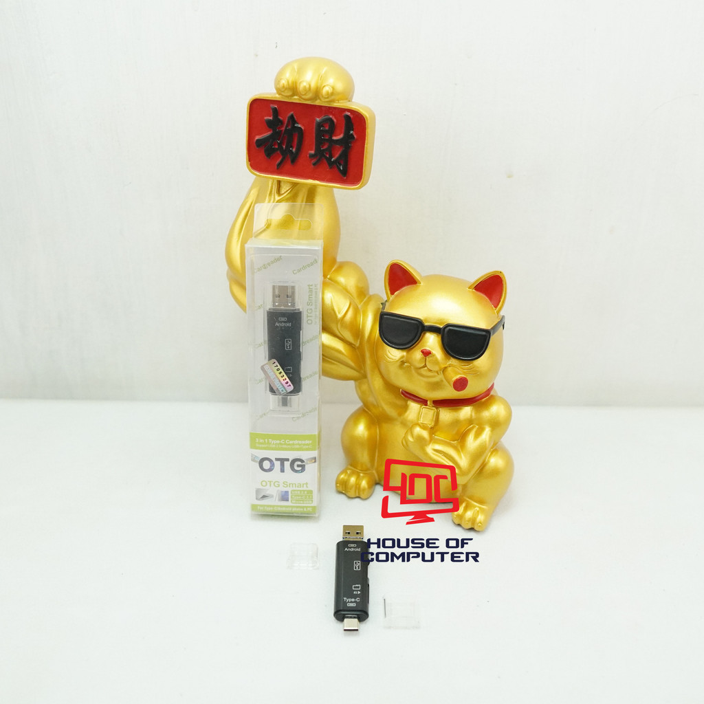 OTG CARD READER TIPE C & MICRO USB MICRO SD USB 2.0 NATRBERG