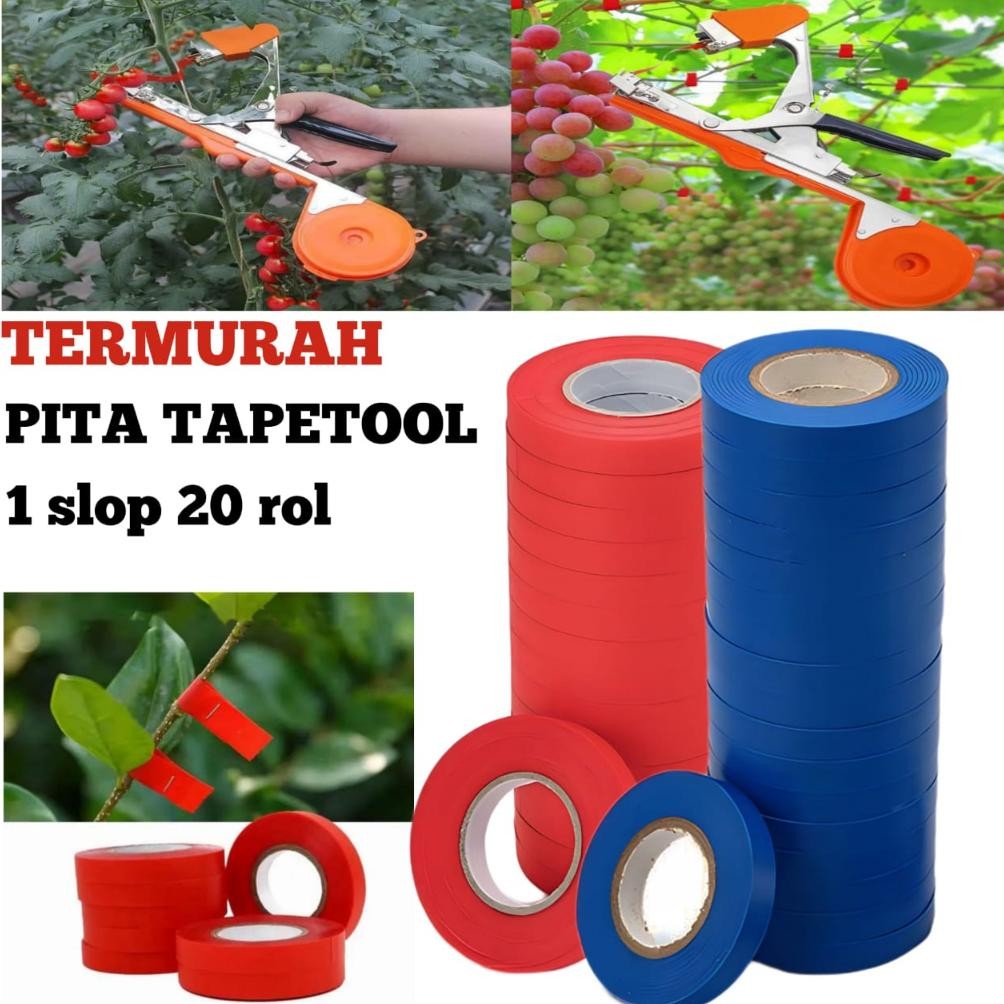 

Fue-K5X20 Pita Tapetool, Pita Isi Ulang Tapetool Pengikat Tanaman ( 1 Slop Isi 20 Rol) Gk-61