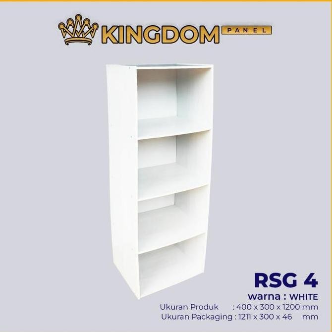 RAK SERBAGUNA / RAK SUSUN / RAK BUKU 2 3 4 SUSUN