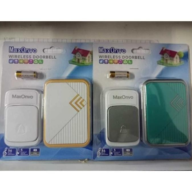 Bst Ready Bell Pintu Wireless Doorbell Maxonvo Best Seller