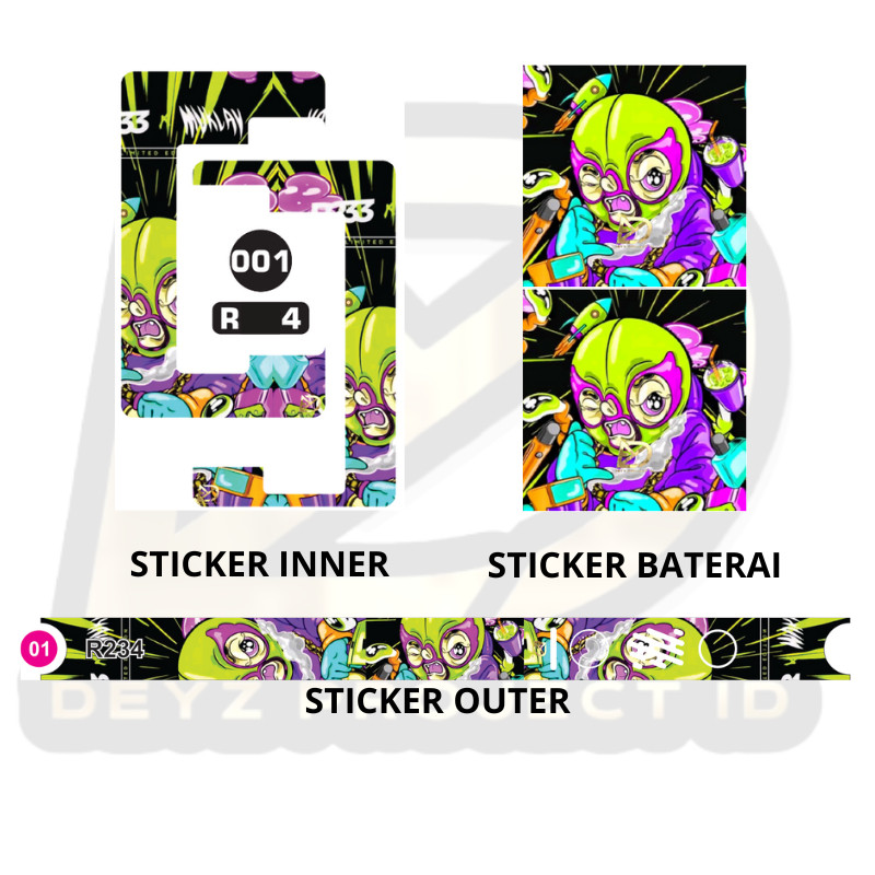 

[COD] Garskin Stiker Stiker Lengkap Banyak Untuk Varian R3433 1 Label Custom Presisi Terlaris