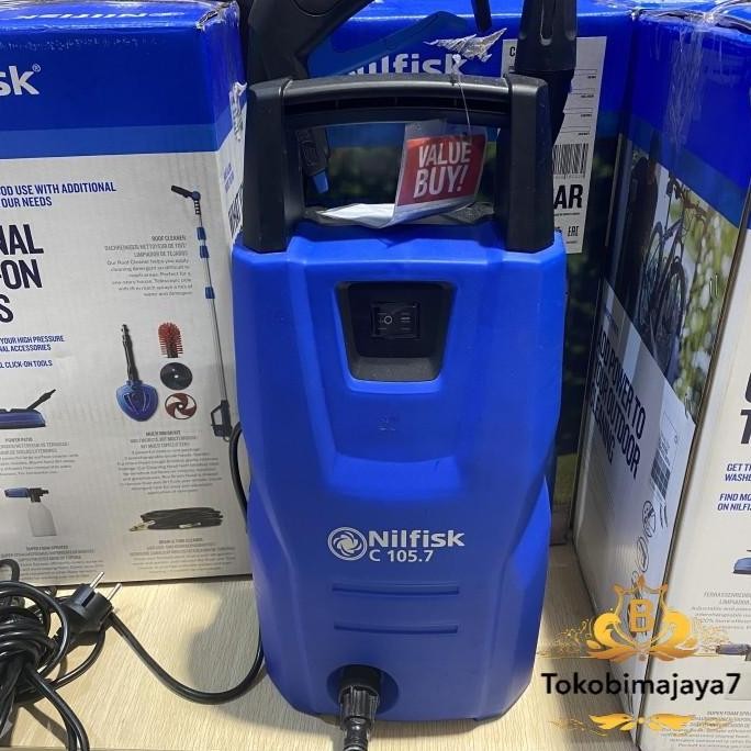 BEBAS ONGKIR - Nilfisk High Pressure Cleaner C105.7-6 / Mesin Cuci motor & mobil jet