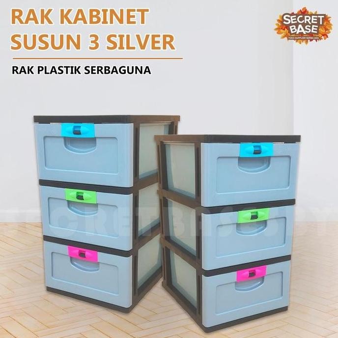 KABINET FAMILY SUSUN 3 - Lemari Laci Plastik / Lemari Susun Furniture