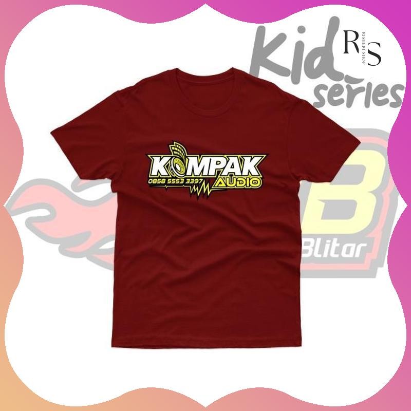 HARGA TERMURAH Baju Kaos Anak Distro Kompak Audio Katun Combed Viral Kekinian Terbaru 2025 PR-69
