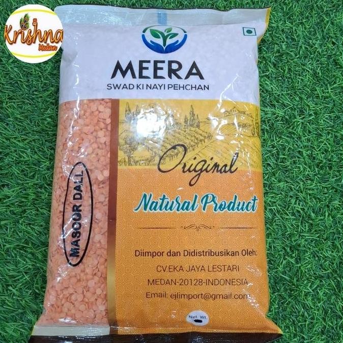 

:::::::] Meera Maisurdall Split [Belah] | Lentil merah 1kg | Kacang Maisur Parpu