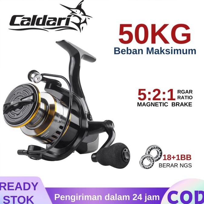 Caldari Reel Pancing Casting Spinning Power Handle Gulungan Pancingan Smaro Reel Fishing Reel Alat M