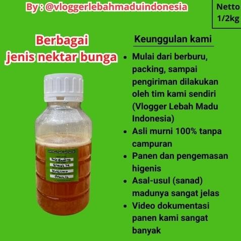 

(Terbaru) Madu Asli Hutan Liar Murni 100% Tanpa Campuran Apapun from the forests of West Java (500g) (Terlaris)