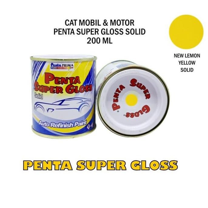 ~~~~~] PENTA NEW LEMON YELLOW 17012 200cc - cat penta lemon yellow - cat kuning lemon - cat penta su