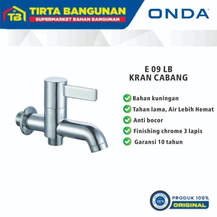 ONDA E 09 LB KRAN CABANG / KERAN AIR 2 CABANG 1/2 INCI