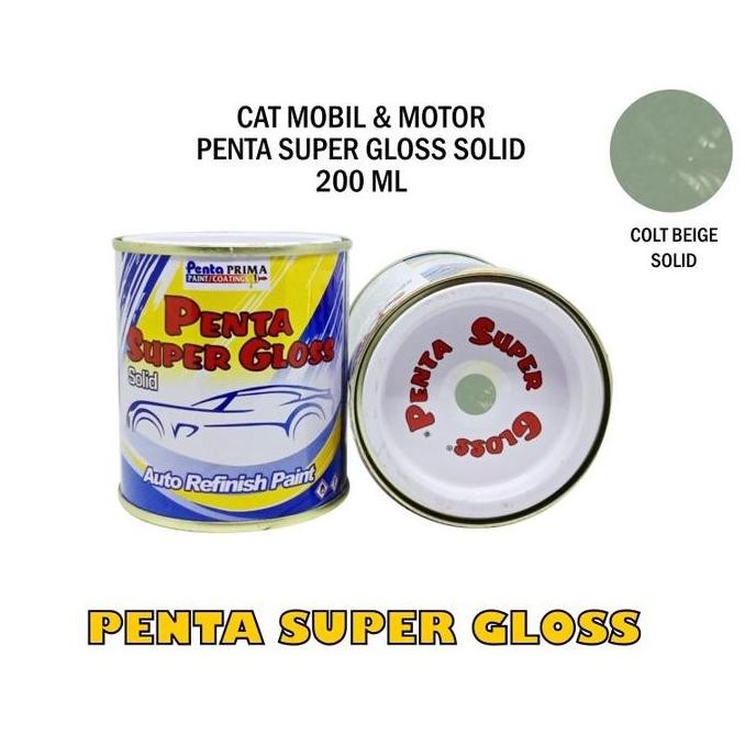 Buruan serbu] CAT PENTA COLT BEIGE 200 gram - cat penta abu abu - cat penta grey - cat motor abu abu