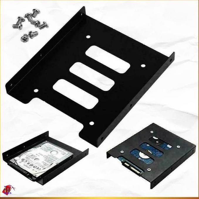 Braket Hdd Internal Mounting Kit Hdd/Ssd 2.5 Inch Ke 3.5 Inch Allshop