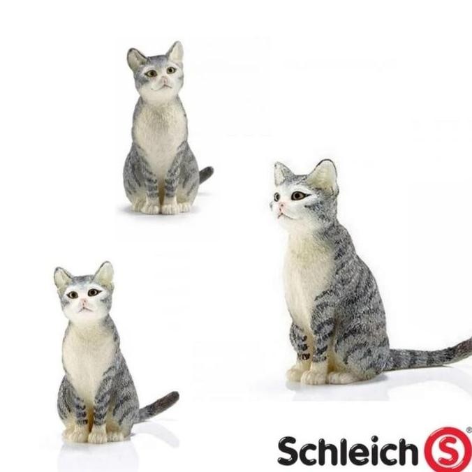 Schleich 13771 - Cat, Sitting Animal Figure