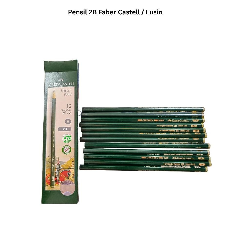 

Pensil Faber Castell 2B 12 Pcs Pensil Ujian Per Lusin
