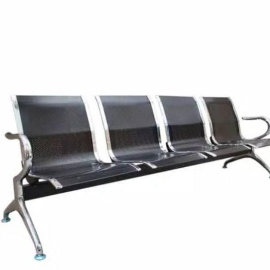 KURSI TUNGGU 4 SEAT KURSI BANDARA KURSI BESI KURSI TUNGGU 4 DUDUKAN