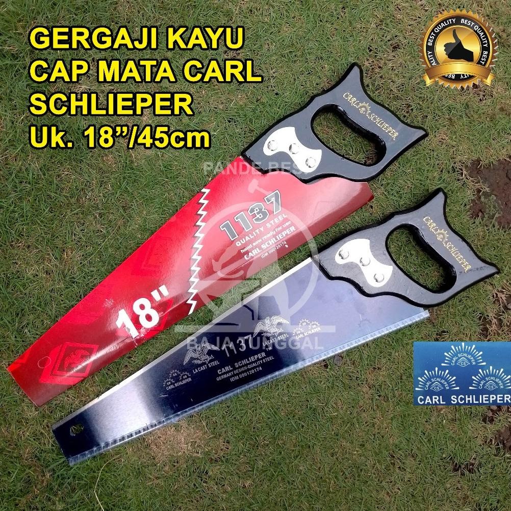 Berkualitas Gergaji Kayu Cap Mata Carl Schlieper Original Germany / Graji Potong Belah Siap Pakai Sa
