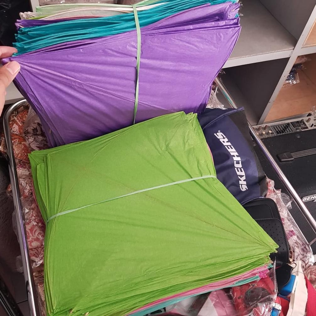 Er-6 We-12 (1Pack) Layangan Polos Aduan Super / Layangan Seot Polos / Layangan Hobby / Lomba Layanga