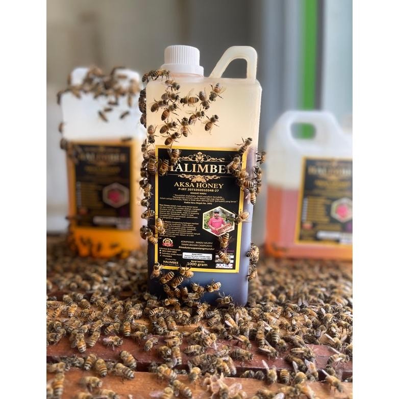 

(Terbaru) Madu Asli Murni Hutan Sumatra Raw Honey 1 KG - HALIMBEE (Terlaris)