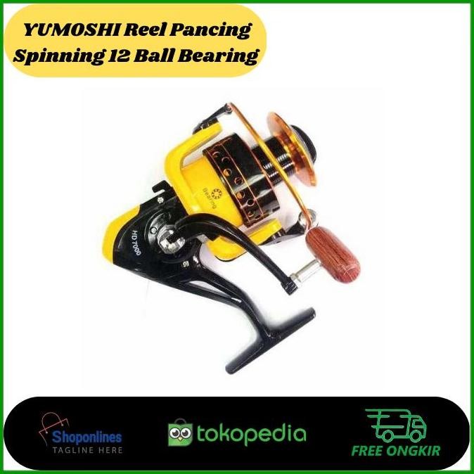 Reel Pancing YUMOSHI hHD7000 12 Ball Bearing