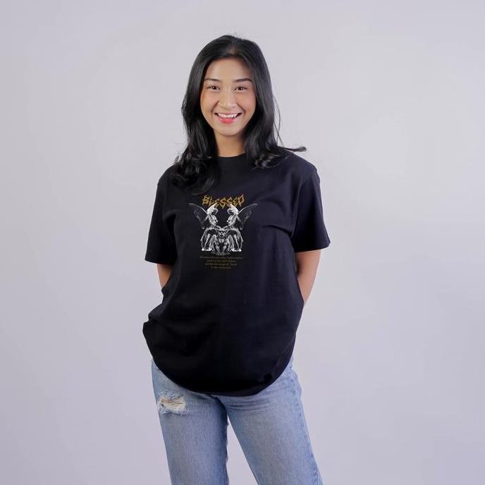 ready  Kaos Pendek NSA Blessed Sablon Pria dan Wanita