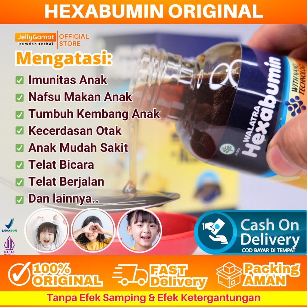 

(Terbaru) Madu Anak Untuk Menambah Imun Anak Agar Tidak Mudah Sakit - Hexabumin + Albumin 100% Asli (Terlaris)