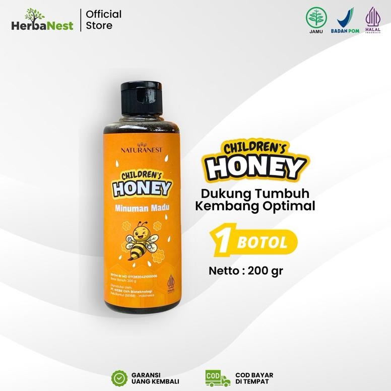 

(Terbaru) NaturaNest Childrens Honey - Madu Multivitamin Anak Penambah Nafsu Makan Paket 1 Box (Terlaris)