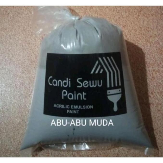 Cat Tembok 1 kg Warna ABU ABU MUDA //KWALITAS SUPER