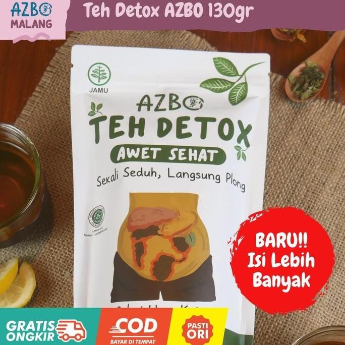 

welcome to tahuan jaya ISI LEBIH BANYAK! Teh Detox AZBO 130gr | Teh Herbal Alami, Membantu melancarkan BAB dan Sembelit | Solusi usus kotor Azalea Botanicals