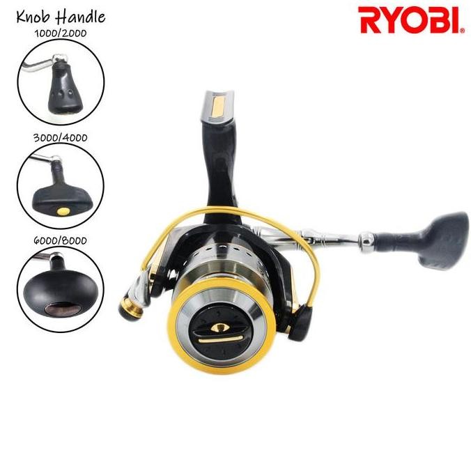 Fishing Reel RYOBI Ecusima Vi HP Power Handle Metal Spool