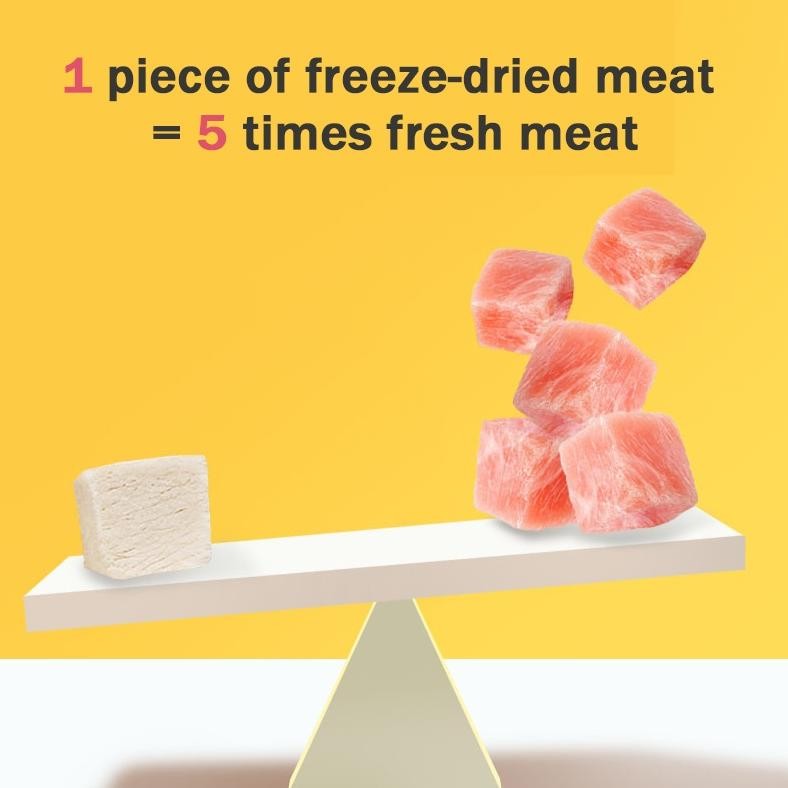 Freeze Dried Snack Anjing & Kucing | Kuning Telur Hati Ayam Snack Anjing Snack Kucing Cemilan Anjing