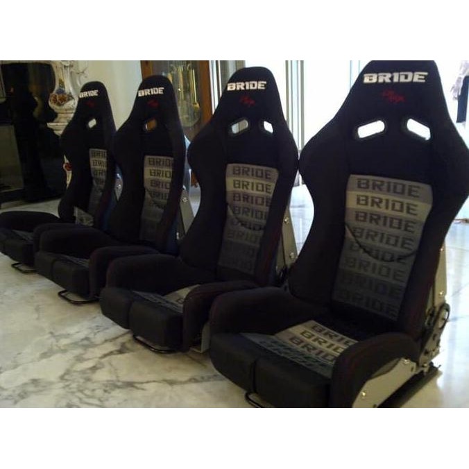 Racing Seat Jok Bride Low Max Carbon Black Red