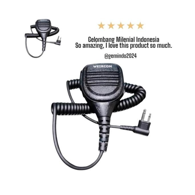 Extra Mic Ht Weircom Wr88 Wr88Plus Sport Radio