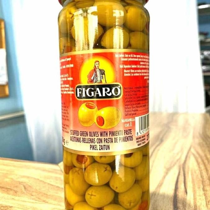 

green olives figaro 450gr TP