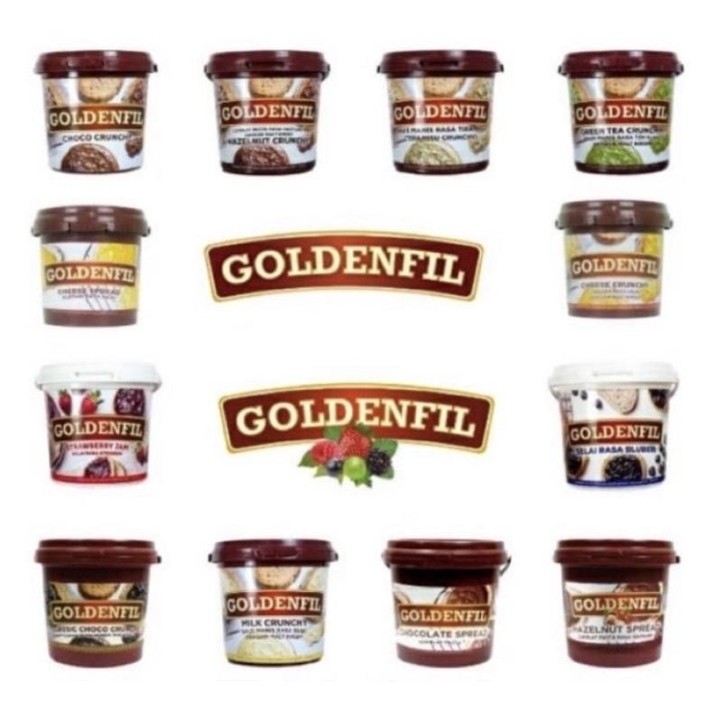 

Termurahh!! Goldenfil Selai Crunchy 1Kg | Choco | Hazelnut | Dark Choco | Tiramisu | Green Tea