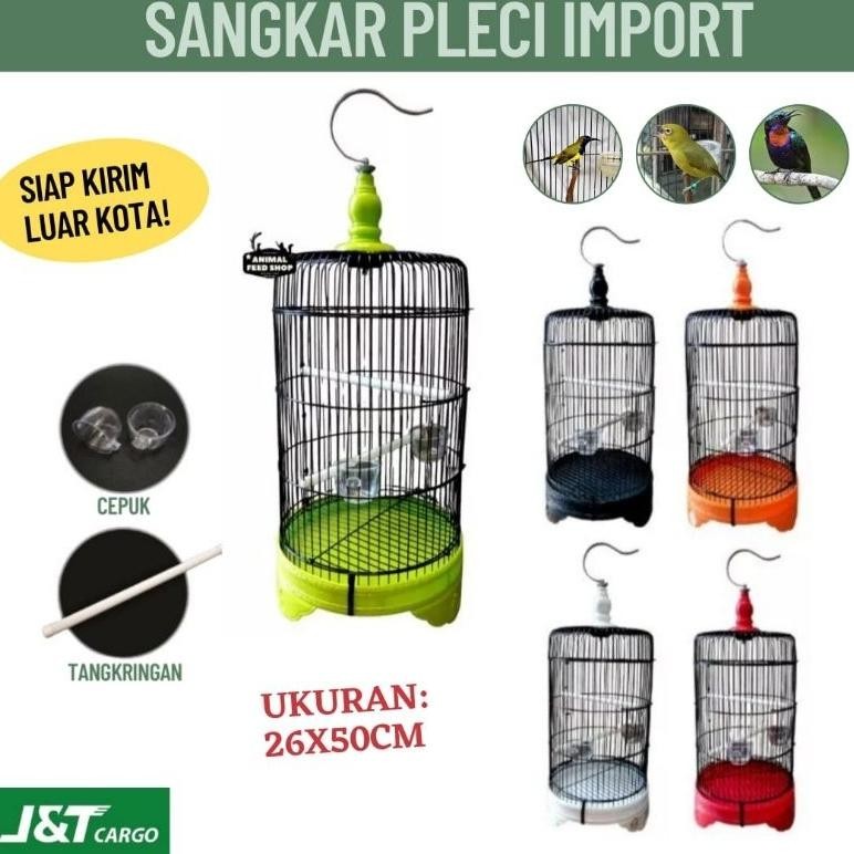 Heatshrin Sangkar Pleci Heloped Tanggung Alto Ebod Jaya Besi Bulat Atap Datar Kandang Burung Konin S