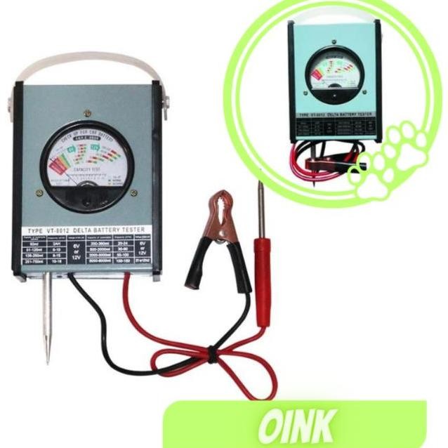 Baterai Battery Batere Tester DELTA FUKUSHIMA Alat Tes Aki Accu Analog