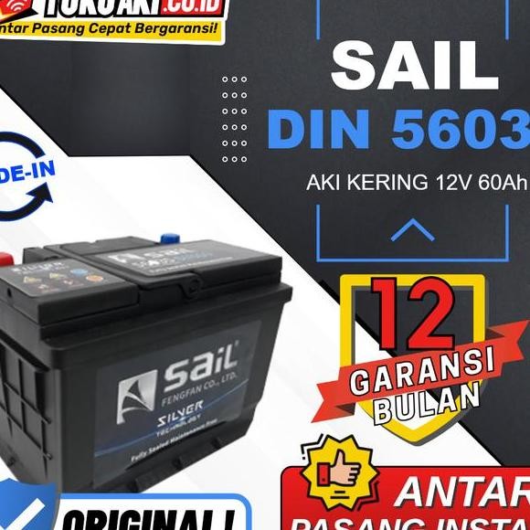 Aki Wuling Almaz 2018Now Sail Mf 56035 Din60 60Ah