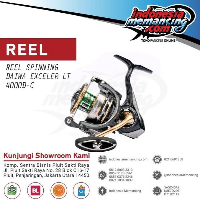 Reel Spinning DAIWA Exceler 2017 4000D C LT