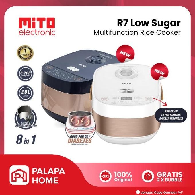 TERLARIS - Rice Cooker R7 Low Carbo Less Sugar Lo RiceCooker Rendah Gula