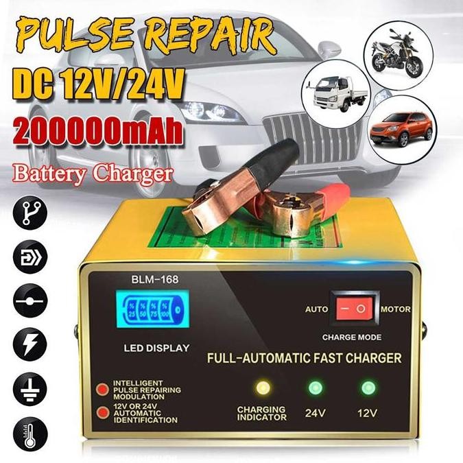 Charger Aki 2V/24V AH BT-68 Mobil Motor Kapal Truck Smart Pulse