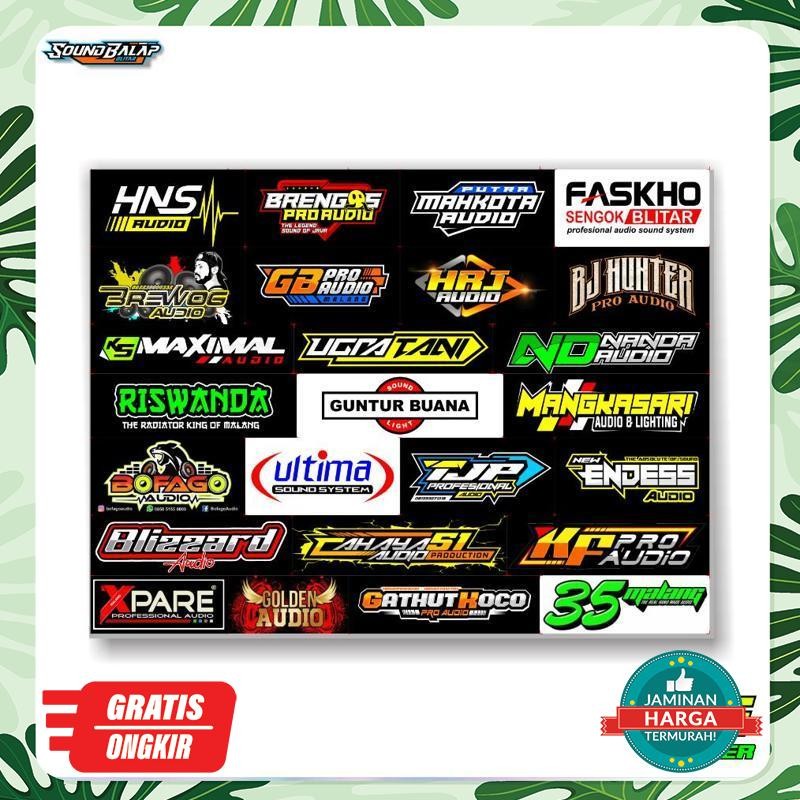 

9.9 STIKER SOUND SYSTEM VYNIL DOFF JERUK ANTI AIR - Isi 28/25/26/31/32 - Brewog Brengos k5 maximal HRJ Riswanda Viral Kekinian Terbaru 2025 GV-93