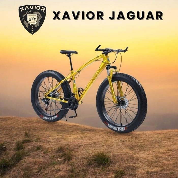SS Sepeda Gunung MTB Fat Bike 26 inch Xavior XVCM JAGUAR Double Suspension Outdoor